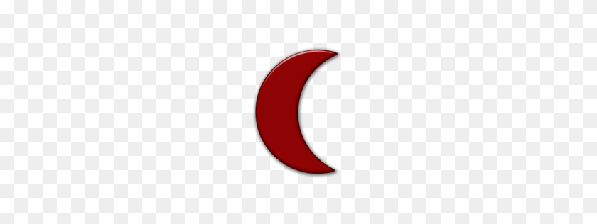 256x256 Image - Red Moon PNG