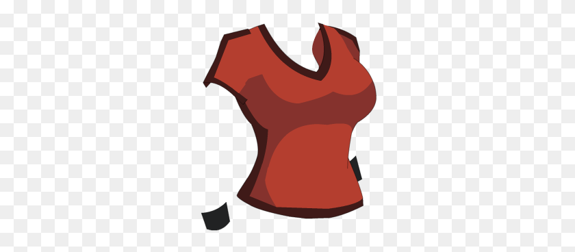 267x308 Image - Red Shirt PNG
