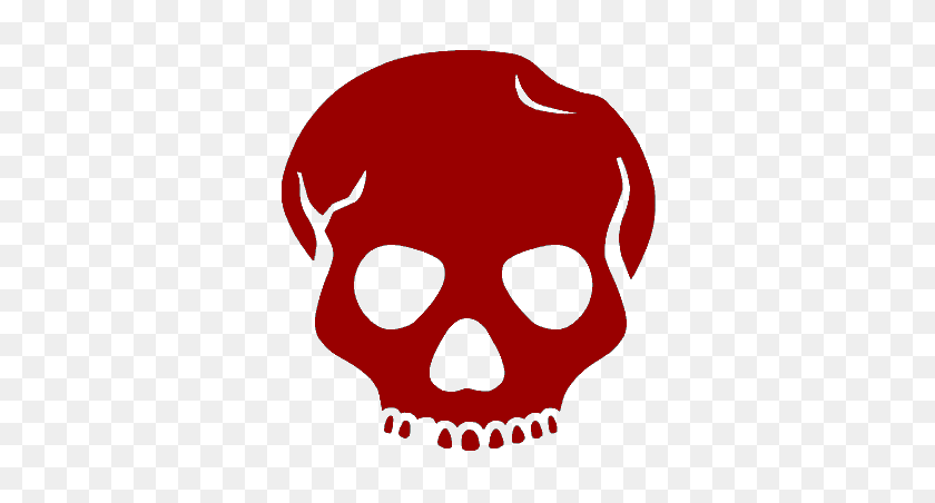 377x392 Image - Red Skull PNG