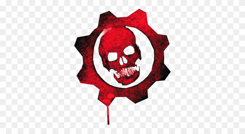 332x400 Image - Red Skull PNG