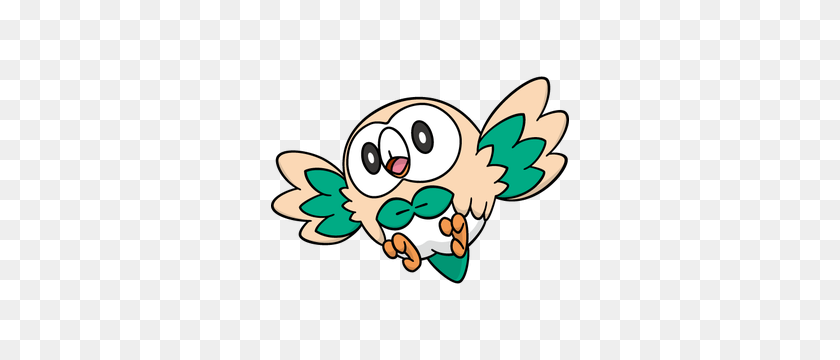 300x300 Image - Rowlet PNG