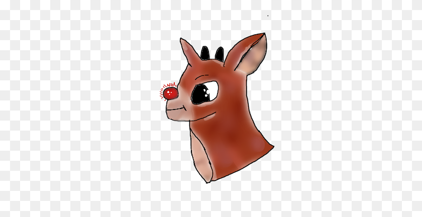284x372 Image - Rudolph Nose PNG
