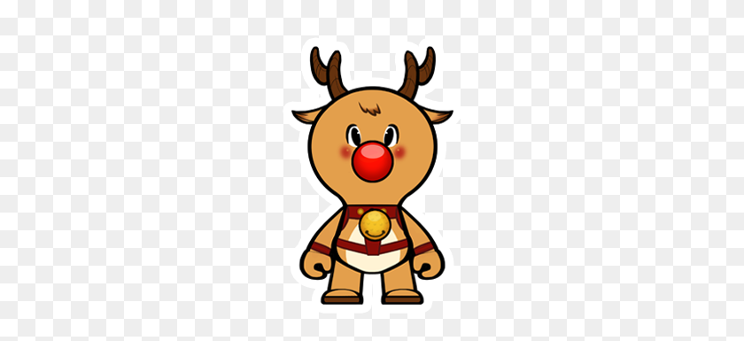 250x325 Image - Rudolph Nose PNG