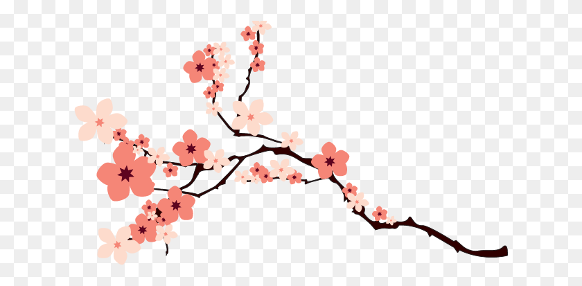 626x353 Image - Sakura Petals PNG