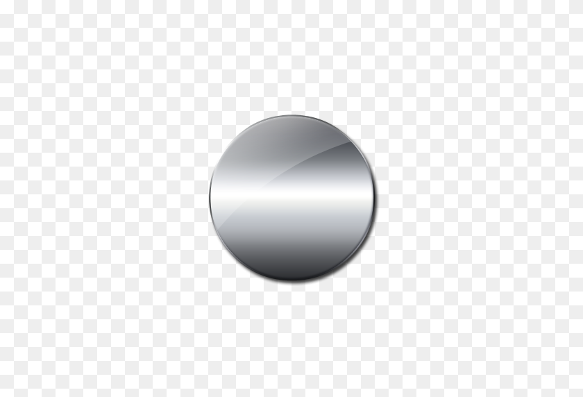 512x512 Image - Silver Circle PNG