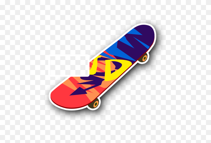 512x512 Image - Skateboard PNG