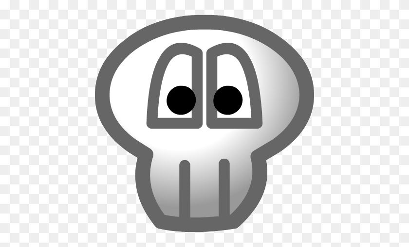 450x449 Image - Skull Emoji PNG