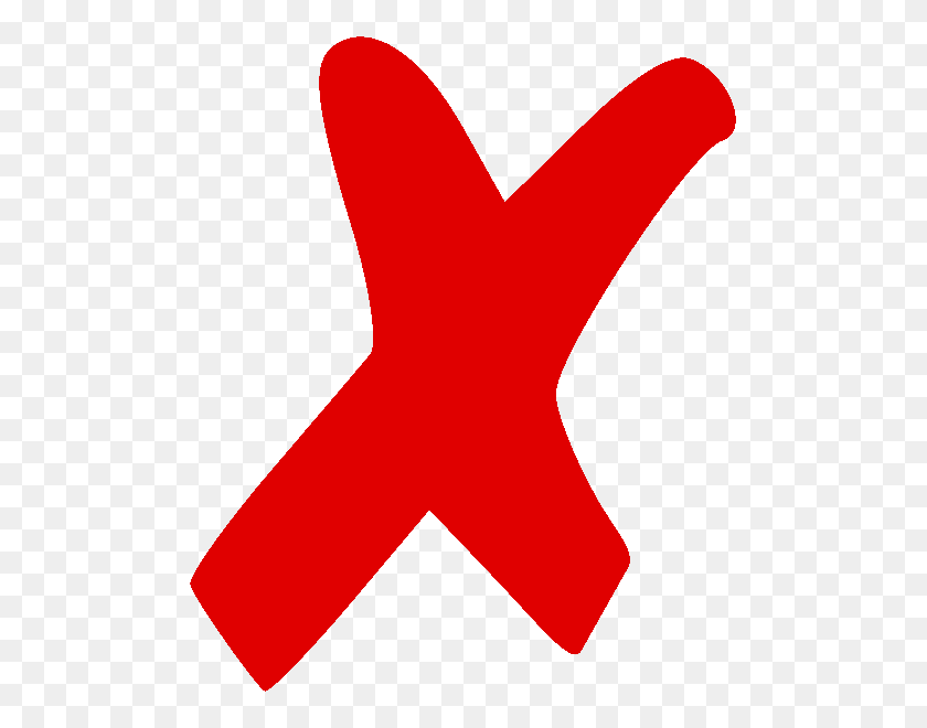 525x600 Image - X Mark PNG