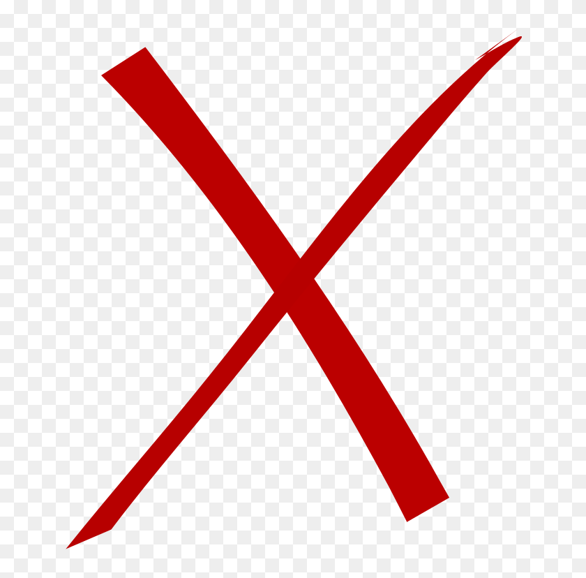 675x768 Image - X Sign PNG