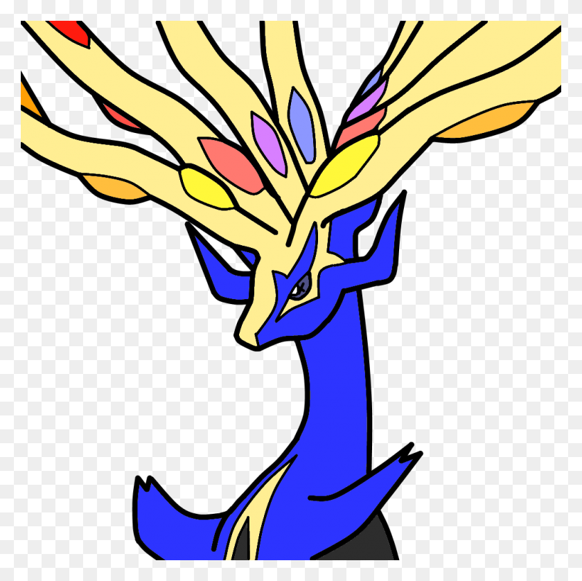 1000x1000 Image - Xerneas PNG