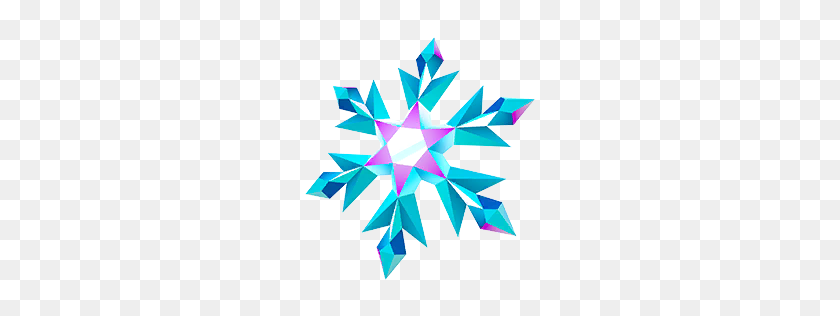 256x256 Image - Snowflake Emoji PNG