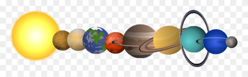 2910x750 Image - Solar System PNG