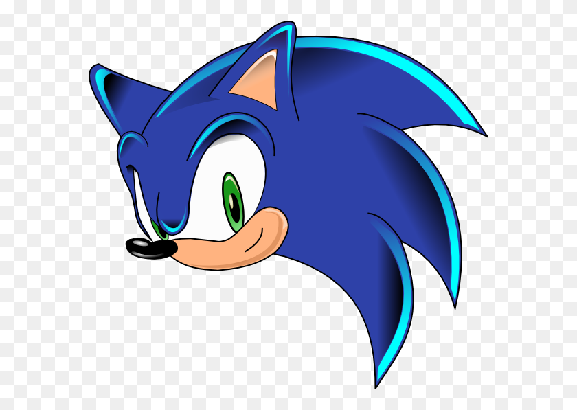 582x537 Image - Sonic Head PNG