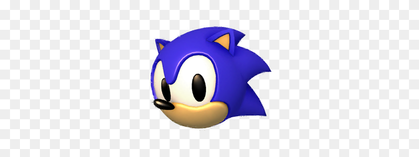256x256 Image - Sonic Head PNG