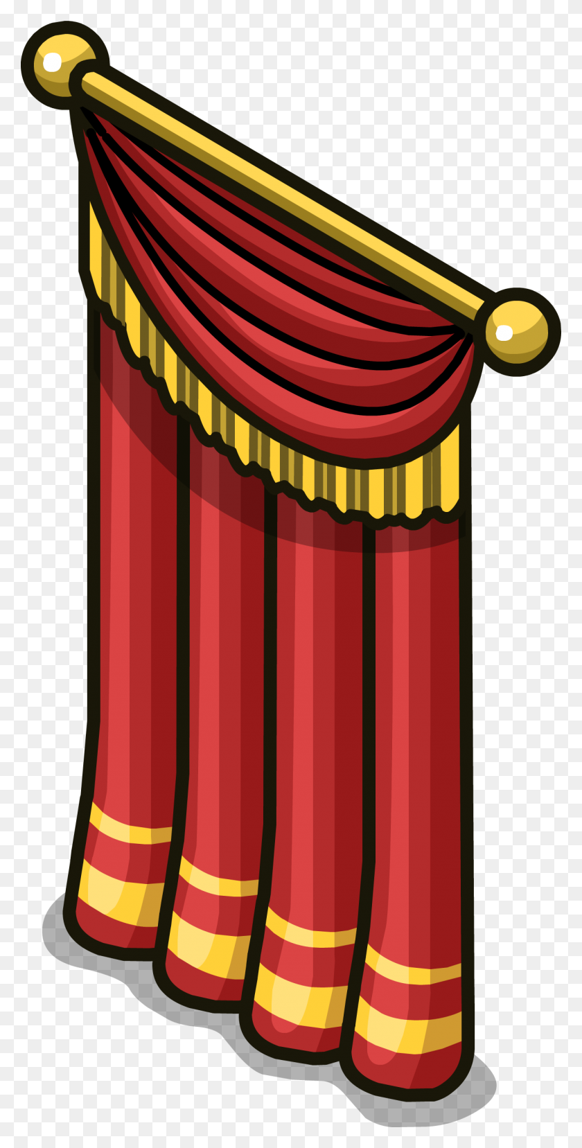 1237x2534 Image - Stage Curtains PNG