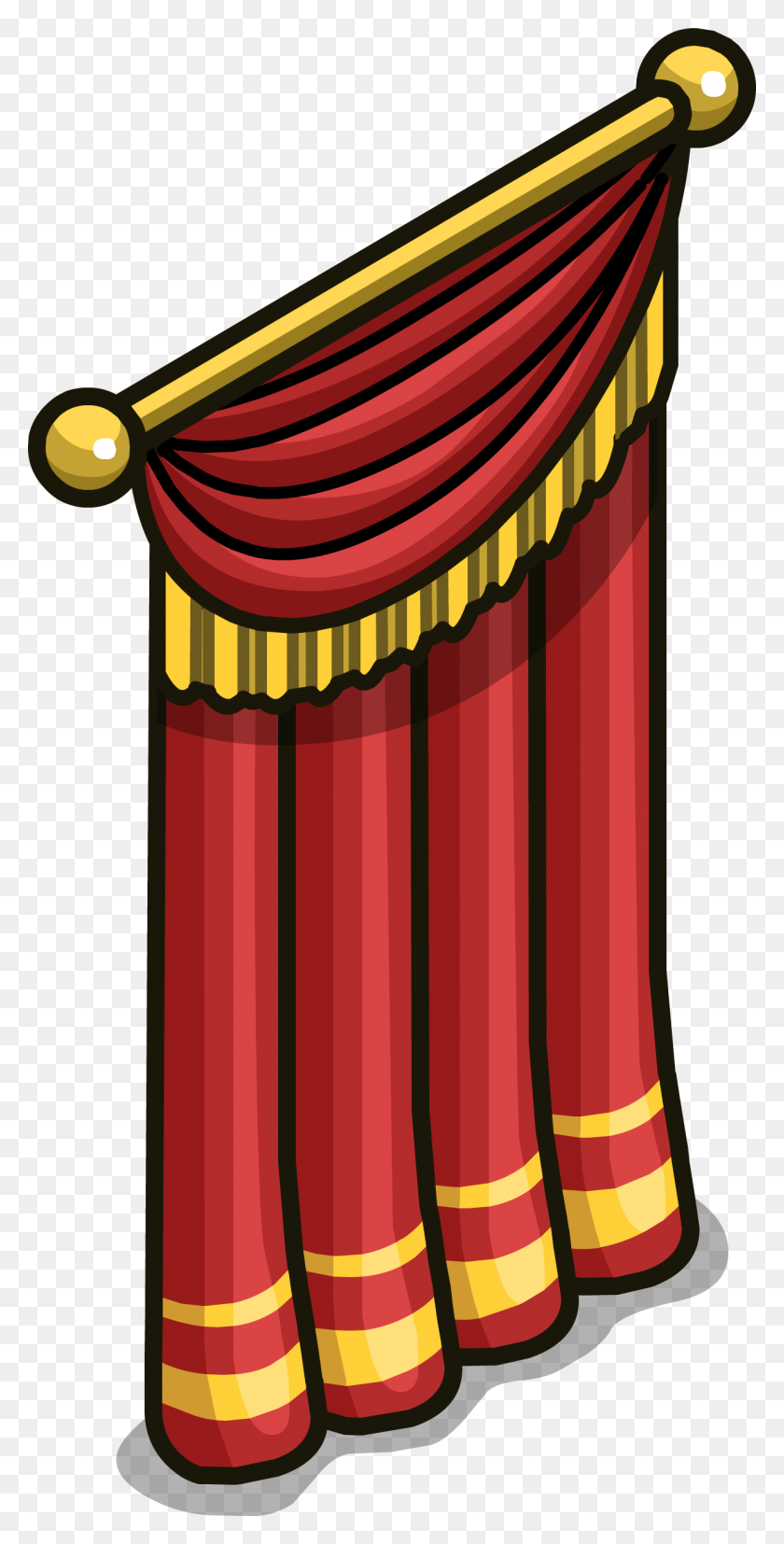 1237x2529 Image - Stage Curtains PNG