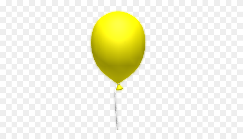 420x420 Image - Yellow Balloon PNG