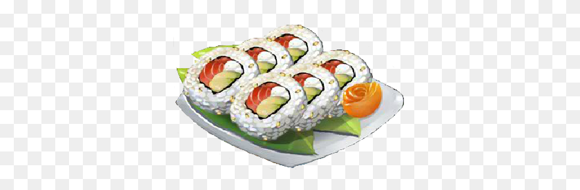 337x216 Image - Sushi Roll PNG