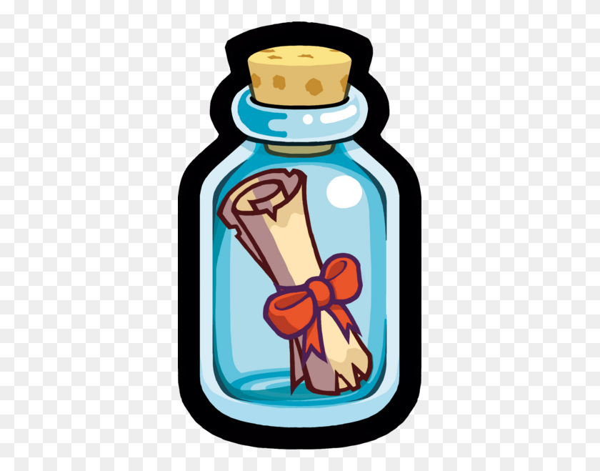 341x599 Image - Message In A Bottle PNG