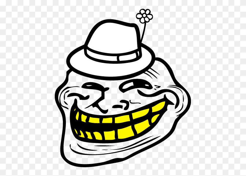 465x542 Image - Troll Face Clipart