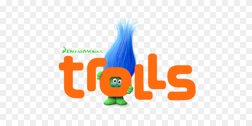 640x360 Imagen - Logotipo De Trolls Png