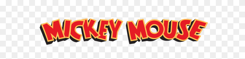 600x143 Image - Mickey Mouse Logo PNG