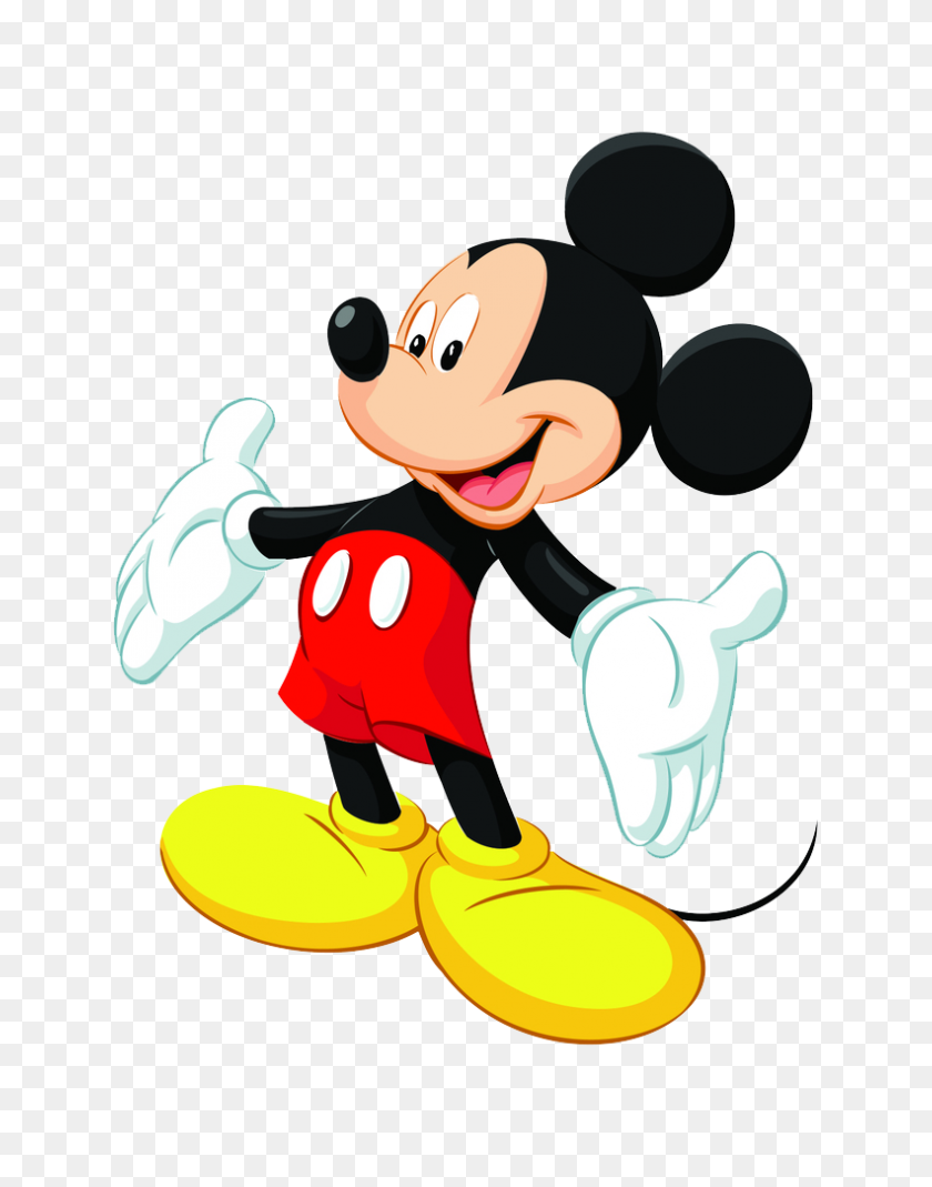 791x1024 Image - Mickey Mouse Logo PNG