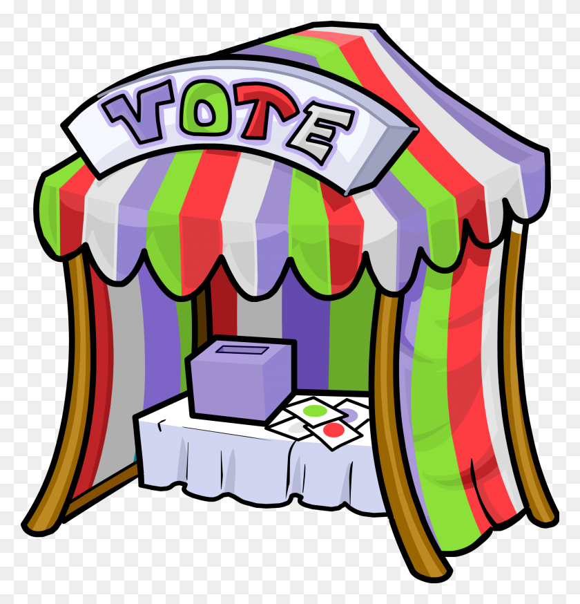 1800x1880 Image - Voting Booth Clipart