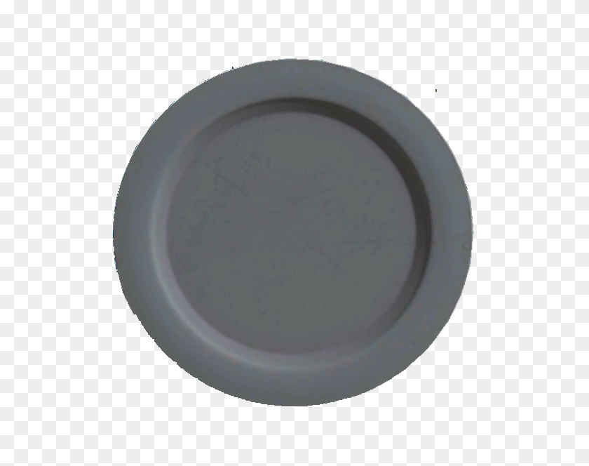604x604 Image - White Plate PNG