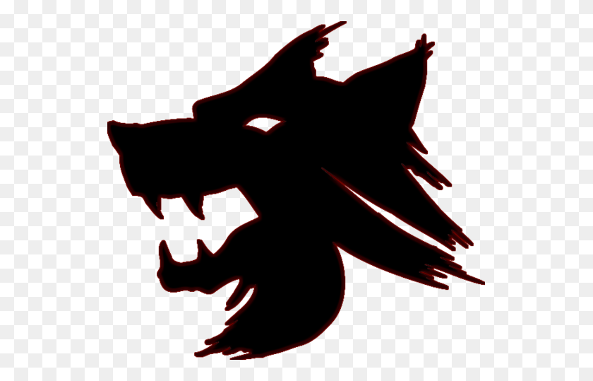 535x479 Image - Wolf Face PNG