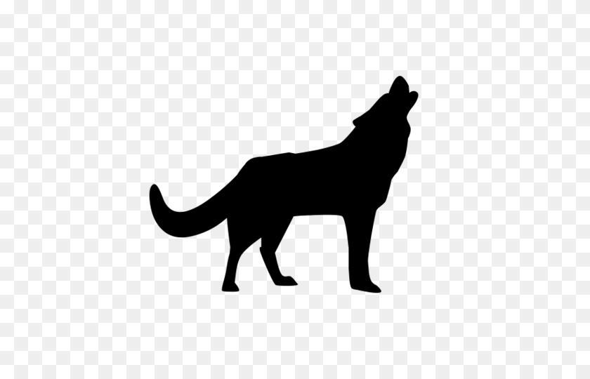 480x480 Image - Wolf Howling PNG