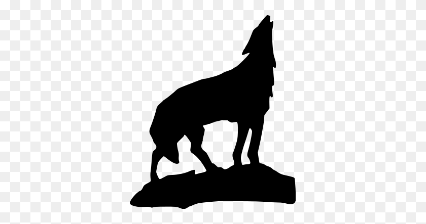 327x383 Image - Wolf Howling PNG