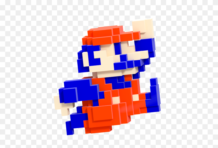 512x512 Image - 8 Bit Mario PNG