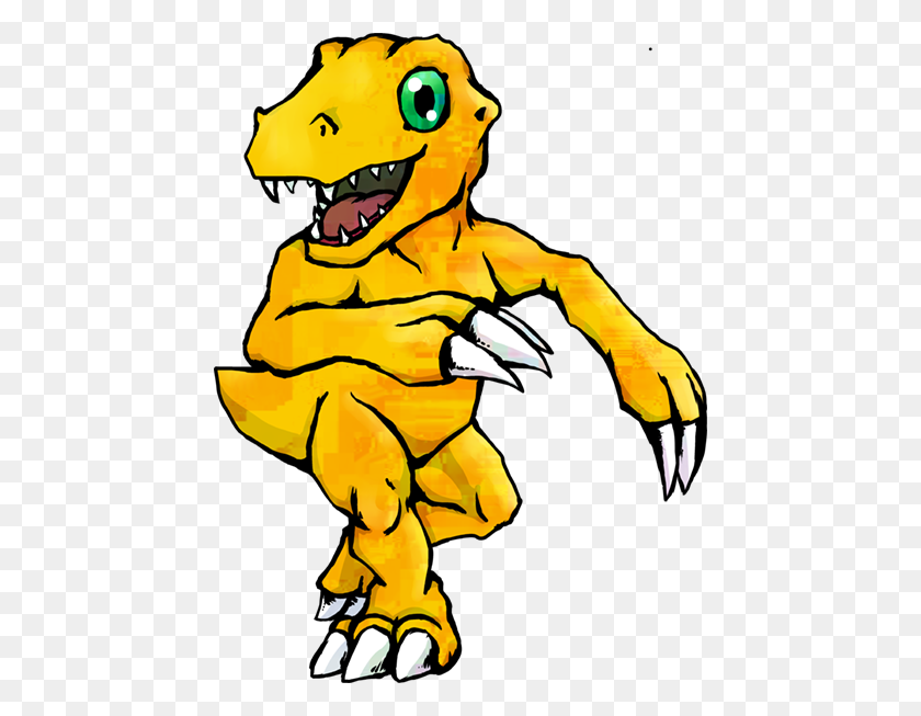 450x593 Imagen - Agumon Png