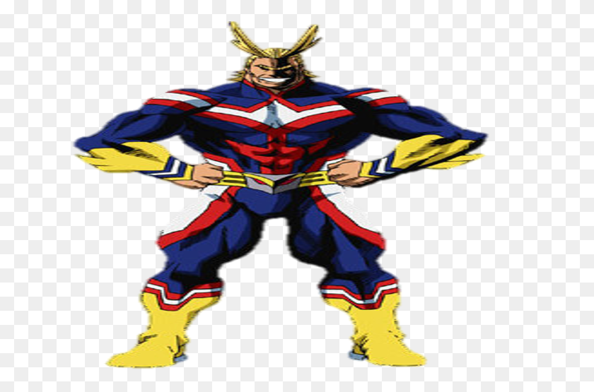 698x495 Image - All Might PNG