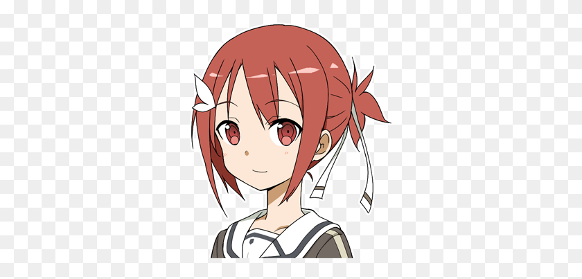 306x343 Image - Anime Girl Face PNG