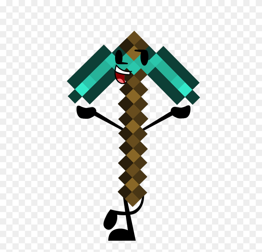 670x748 Image - Minecraft Pickaxe PNG