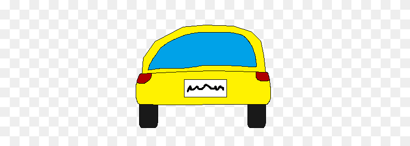 306x240 Image - Back Of Car PNG
