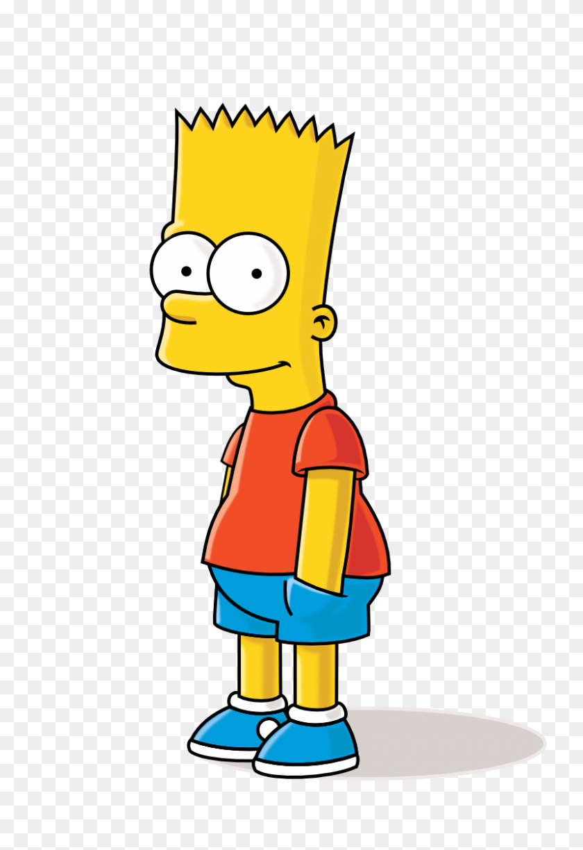 800x1194 Image - Bart Simpson Clipart