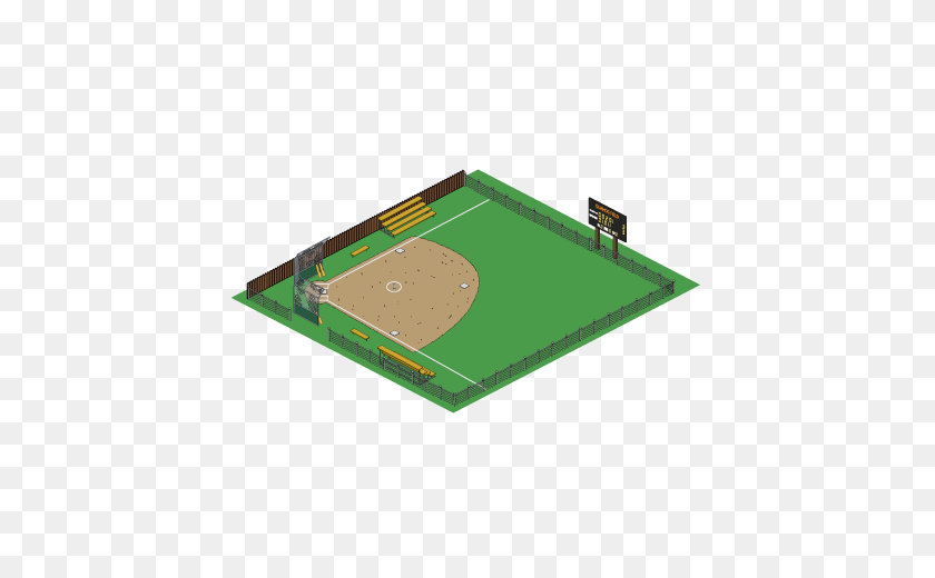 460x460 Image - Baseball Field PNG