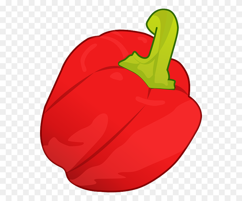 562x640 Image - Bell Pepper PNG