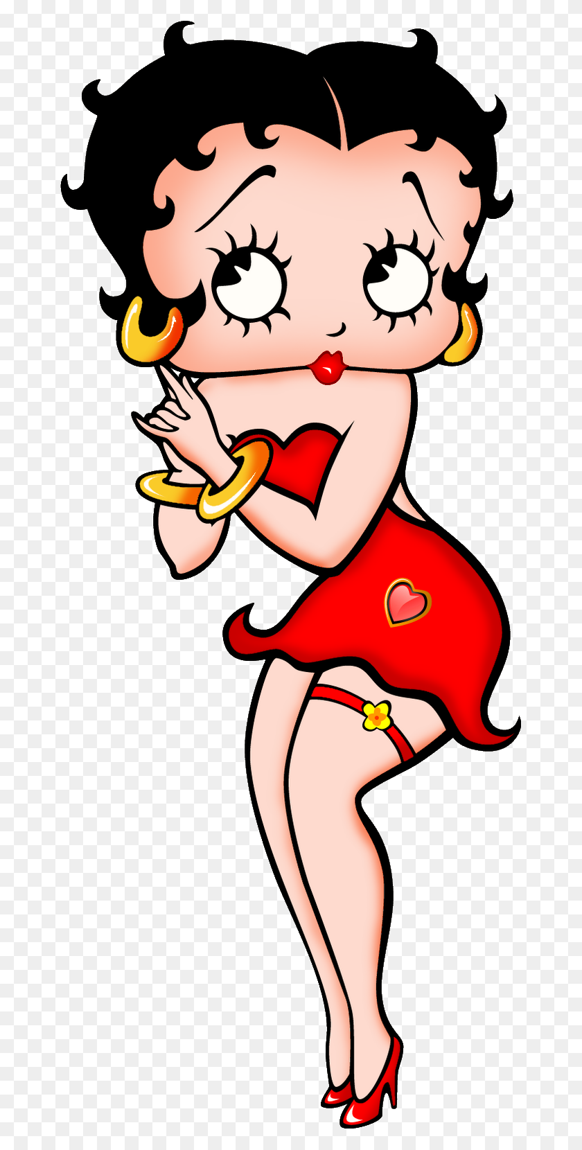 666x1600 Image - Betty Boop PNG