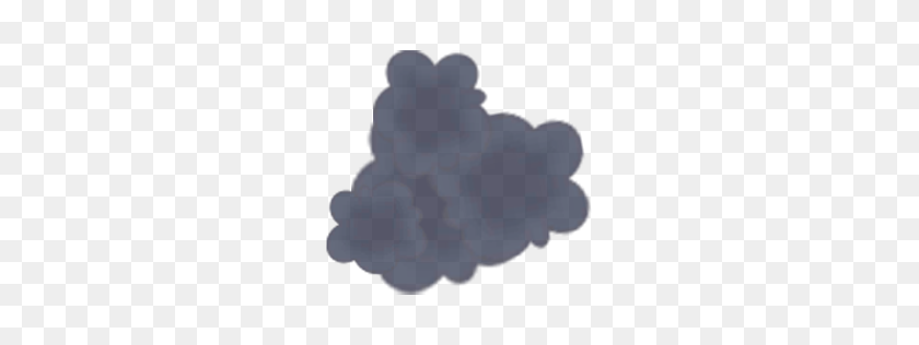 256x256 Image - Black Cloud PNG