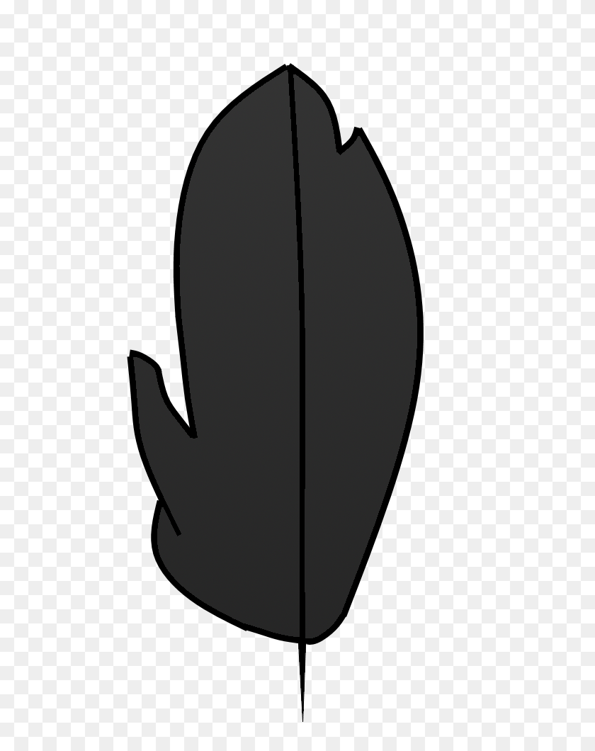 600x1000 Image - Black Feather PNG
