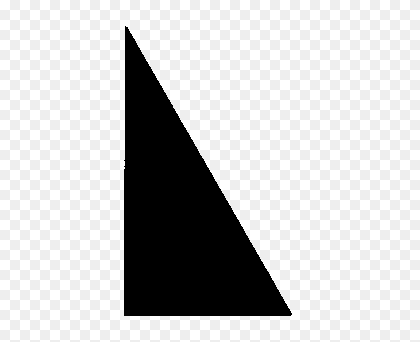 627x625 Imagen - Triángulo Negro Png