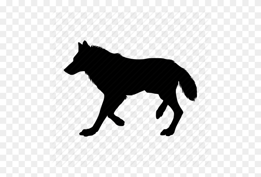 512x512 Image - Black Wolf PNG