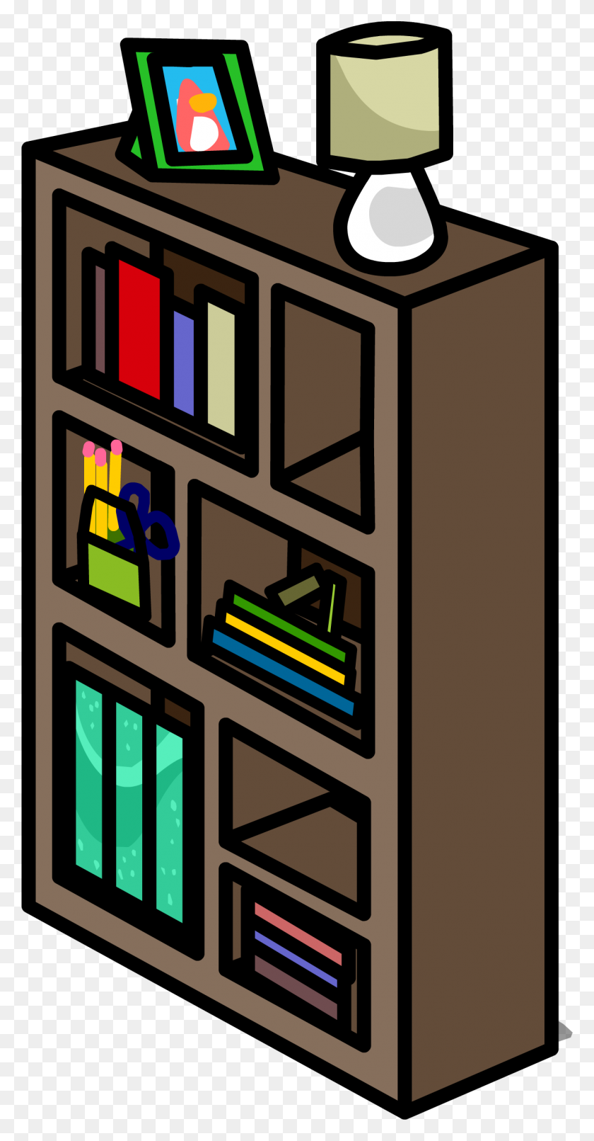 Bookshelf I - Bookshelf PNG - FlyClipart