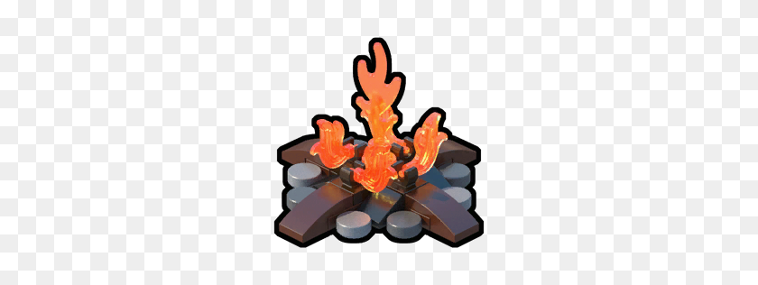 256x256 Image - Camp Fire PNG
