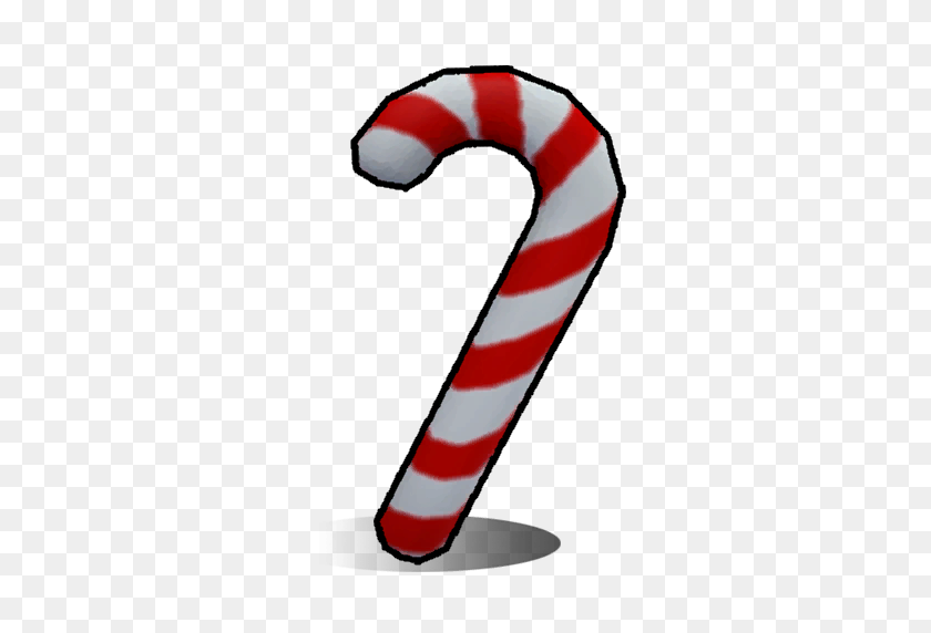 512x512 Image - Candy Cane PNG