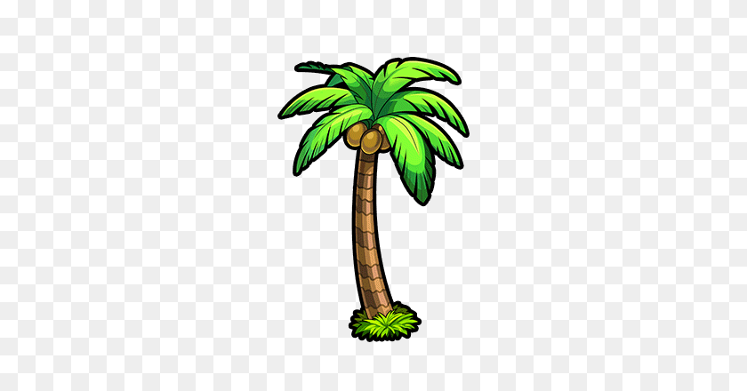 380x380 Image - Cartoon Palm Tree PNG